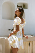 SAMPLE-Aquaria Dress - Lemon Bouquet