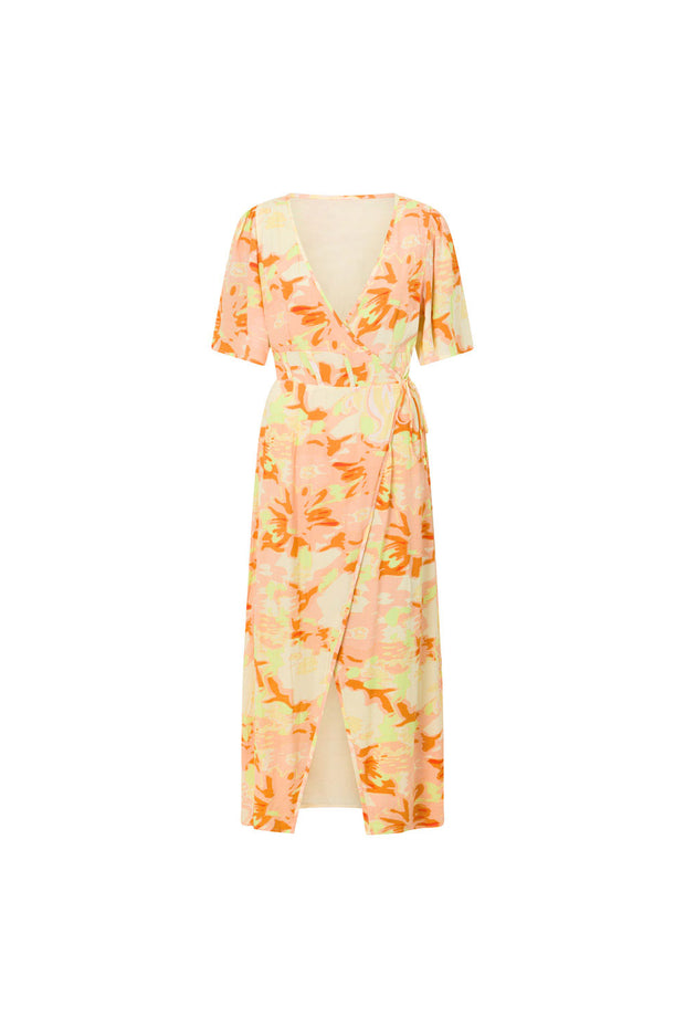 Aquitaine Wrap Dress - Motion Floral