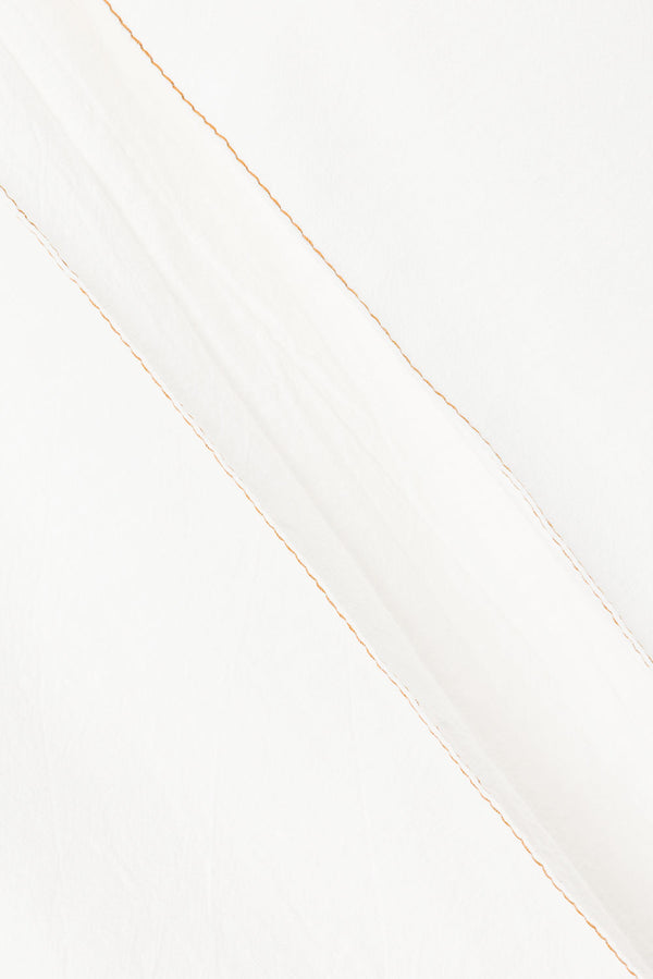 White Pleated Flounce Maxi Viviana Skirt