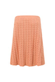 Coral Pointelle Knit Strapless Athena Top