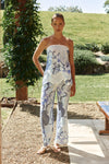 Blue Bouquet Blu Print Brooklyn Trouser Pants