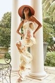 White Island Time Drawstring Elastic Kaia Pants