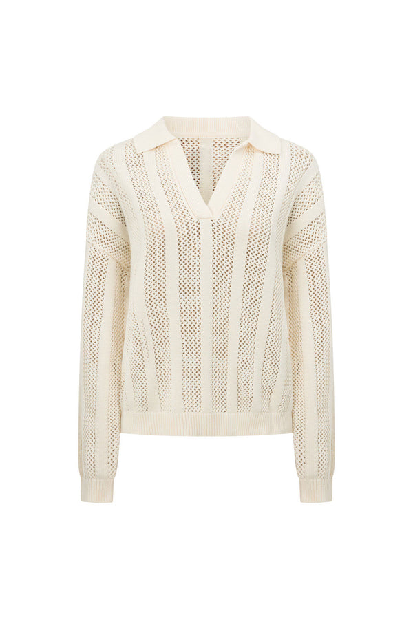 Camino Knit Sweater - Beige