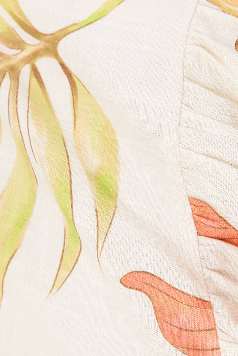 White Short Sleeve Button Up Flounce Lani Top