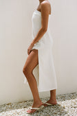 Lucie Midi Dress - White