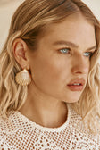 Marina Shell Earrings - Gold