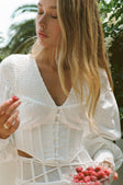 SAMPLE-Seville Shirred Top
