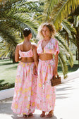 Naya Wrap Maxi Skirt - Pink