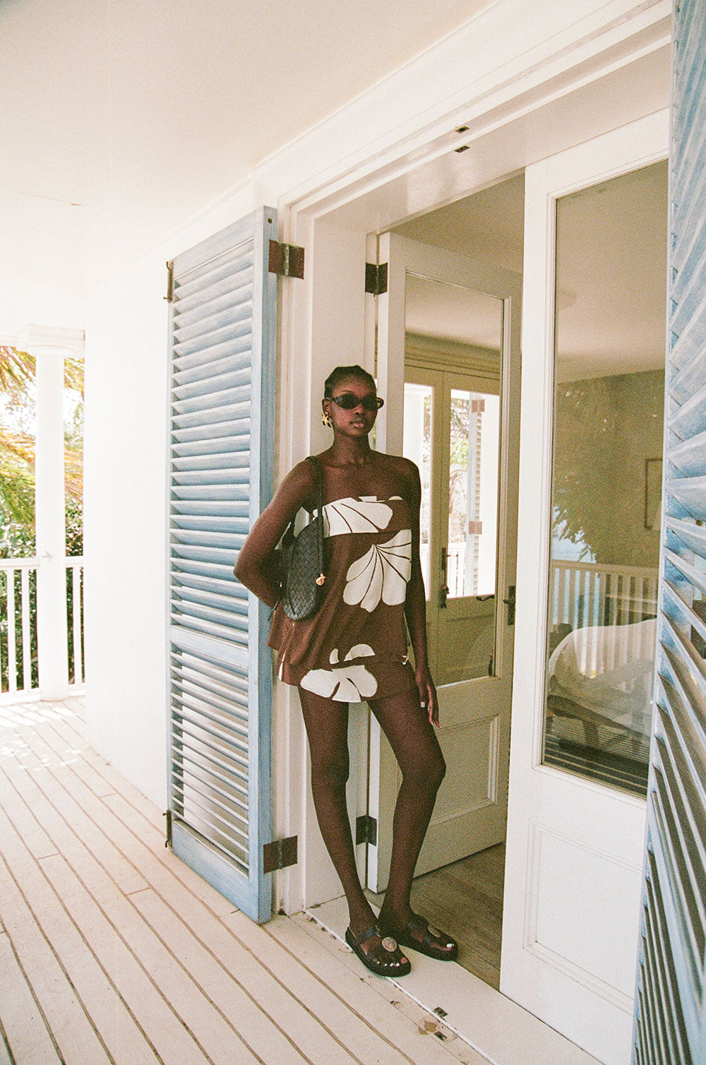 SAMPLE-Simone Top - Galene Brown