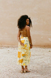 SAMPLE-Tillie Midi Skirt - Amalfi Citrus