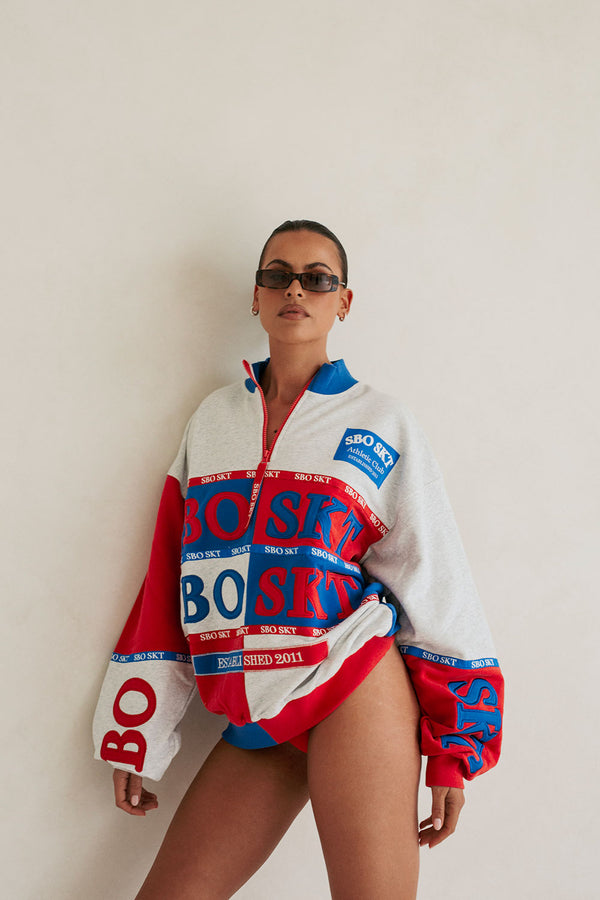 Atlanta Vintage Oversized Sweater - Fleece