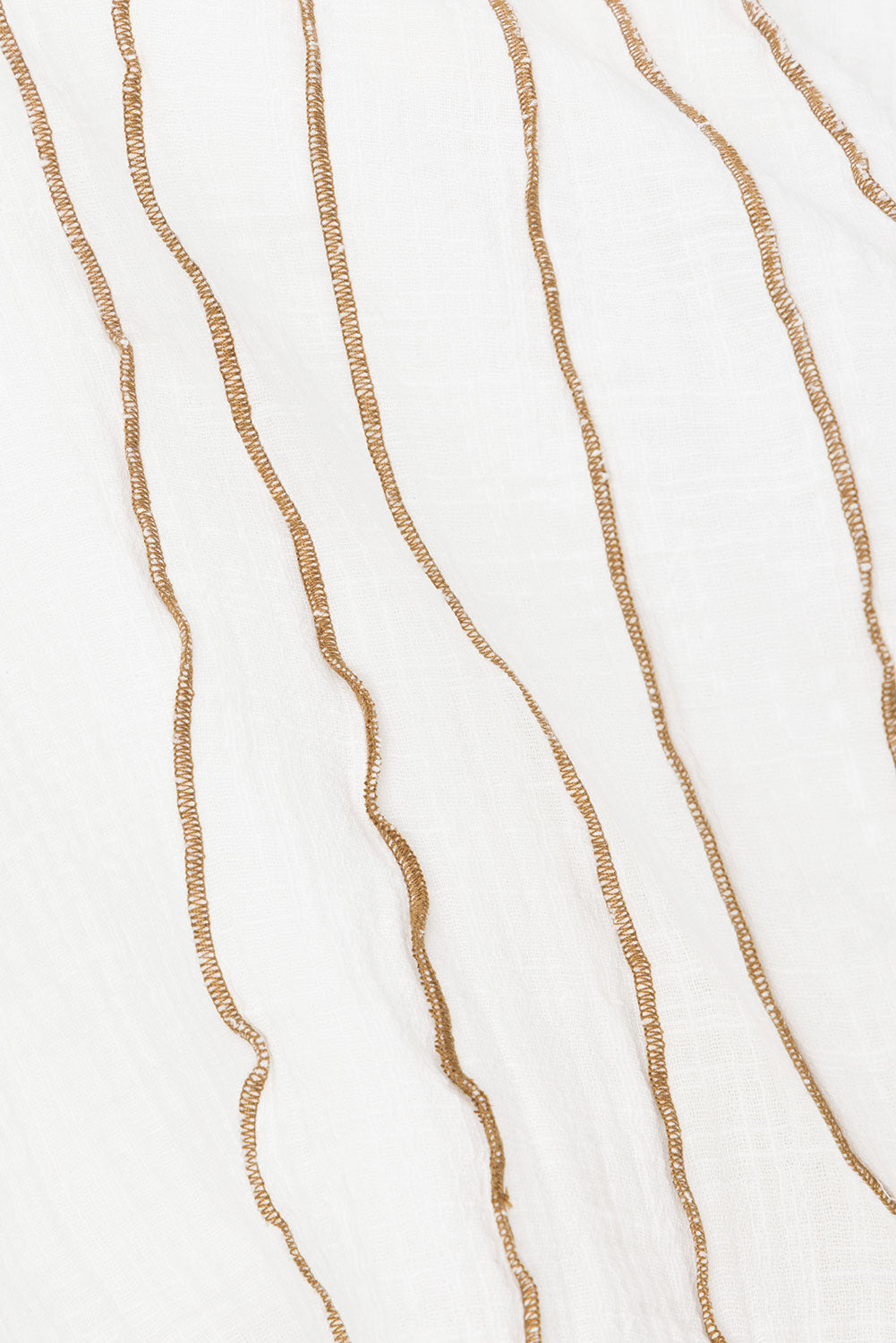 White Strapless Frill Emilia Top