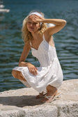 Laurenne Mini Dress - White