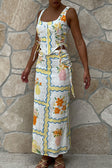 SAMPLE-Taleah Skirt - Flower Pots