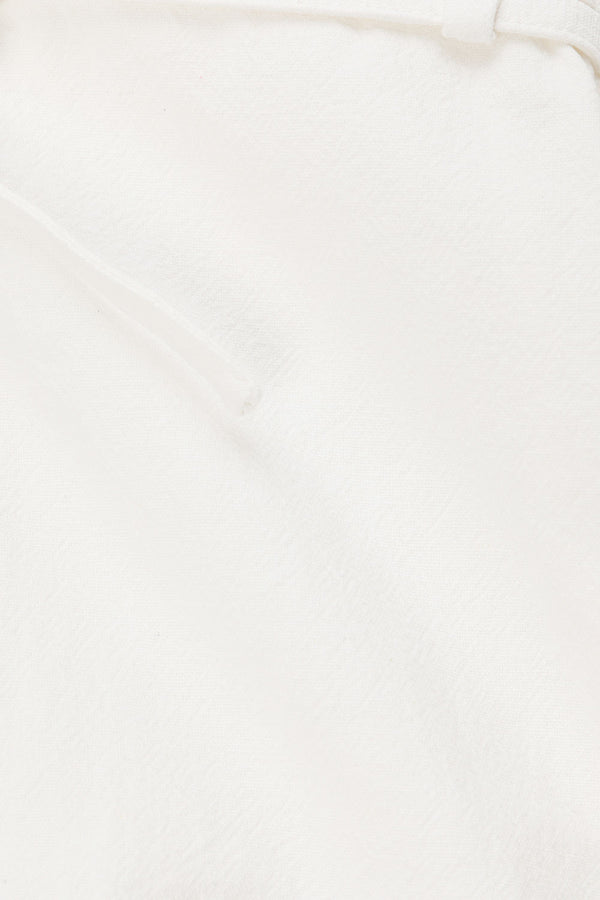 White Strapless Tie Esperanza Top