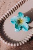Blue Flower Frangipani Claw Clip