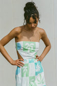 Strapless Talullah Midi Dress - Green