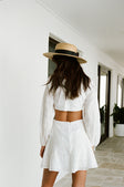 Caycee Cutout Mini Dress - White