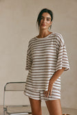 Wanderer Top - Chocolate Stripe