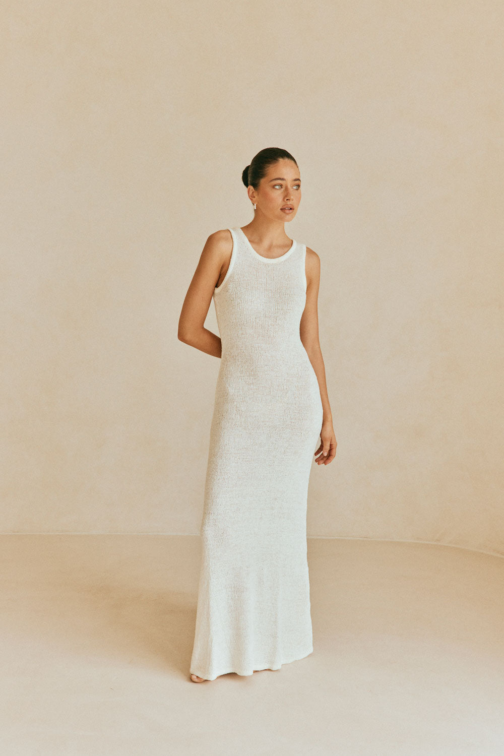 Bardot Maxi Dress - White