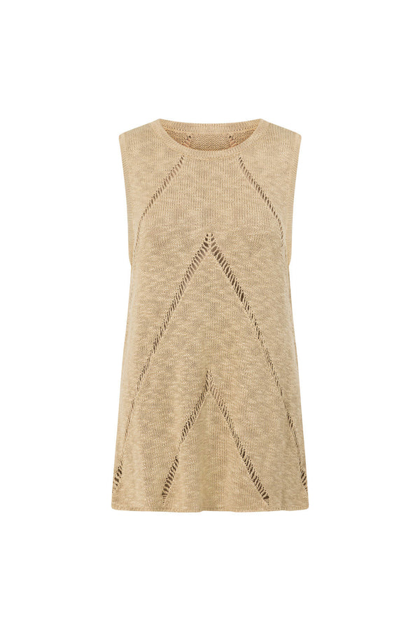 Josiah Knit Top - Tan