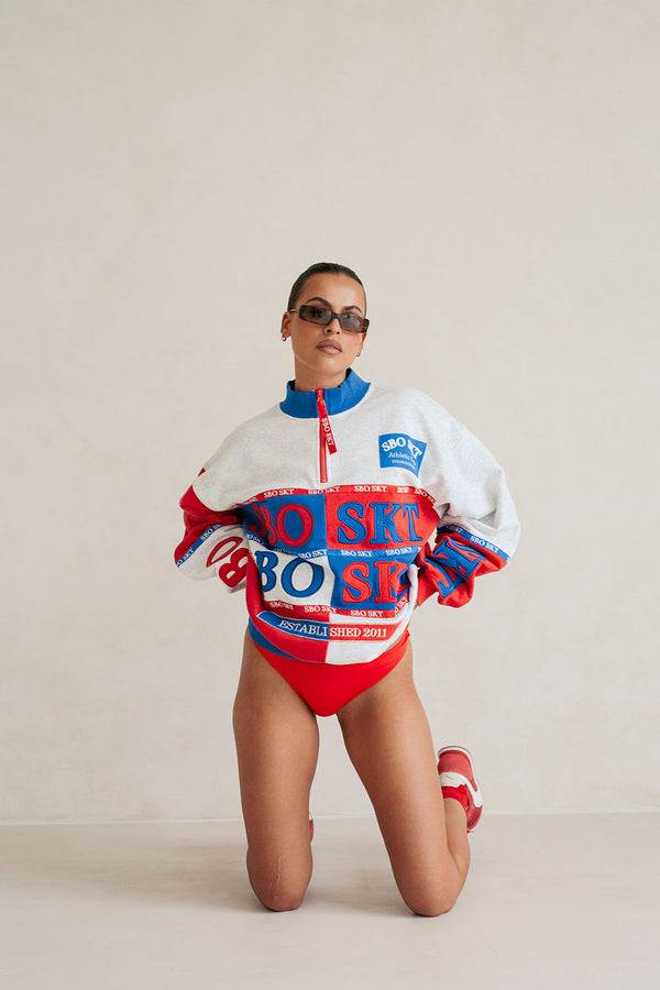 Atlanta Vintage Oversized Sweater - Fleece