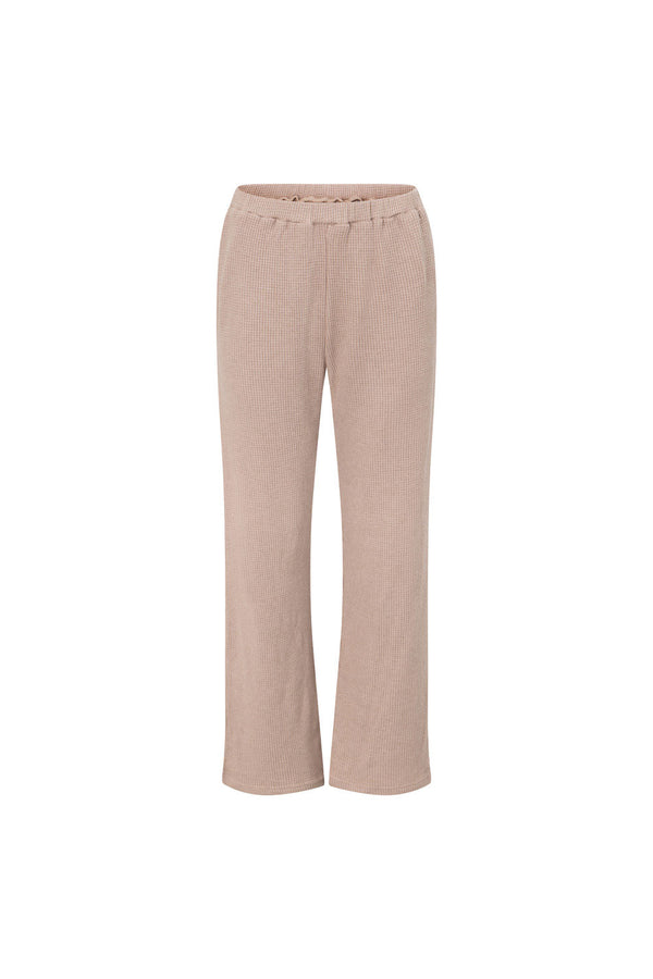 Brown High Waist Elastic Lucien Pants
