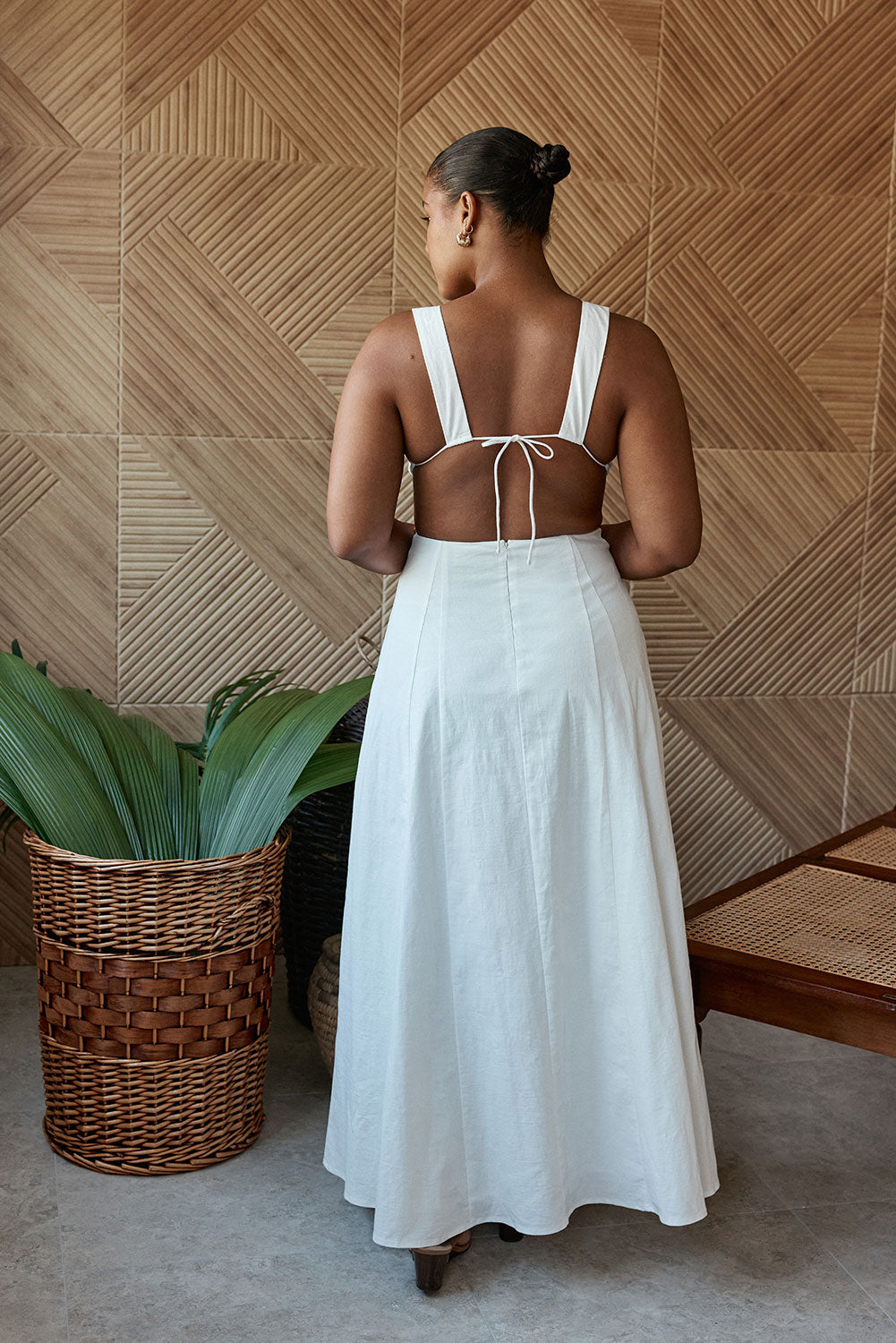 SAMPLE-Chessa Dress - White