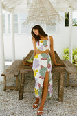 SAMPLE-Oralia Skirt - Royal Floral