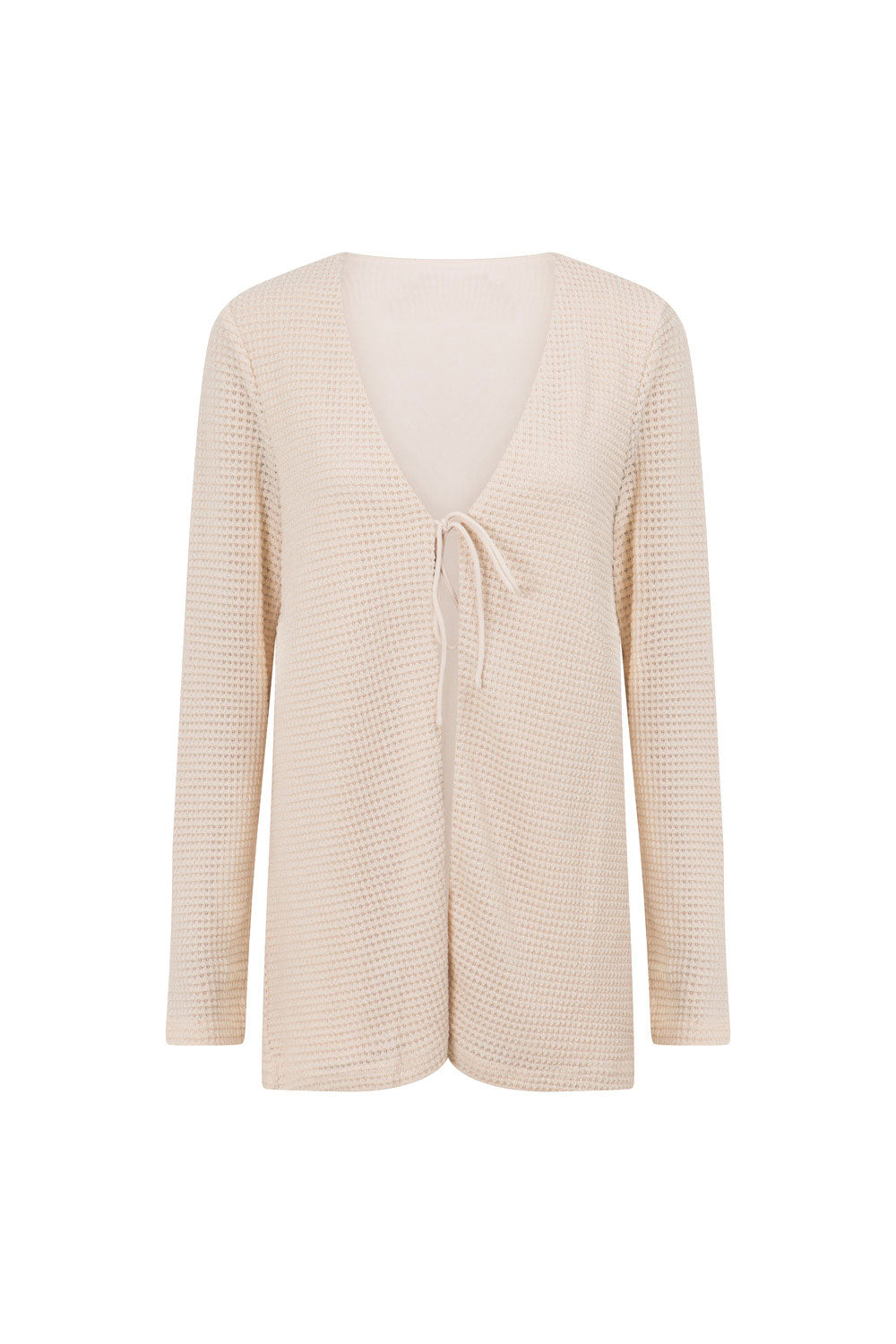 Emel Waffle Top - Beige