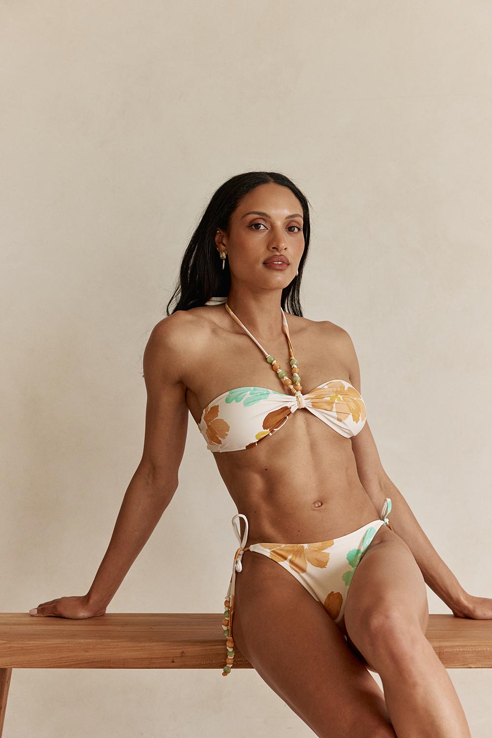 Pixie Bandeau Top - Brushed Fleur
