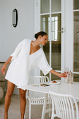 White Wrap Mini Jessie Wrap Dress