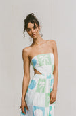 Strapless Talullah Midi Dress - Green