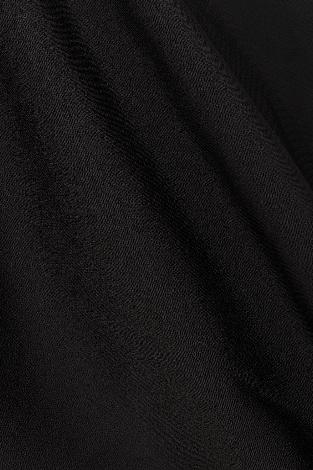 Black Strappy Plunge V Neck Asymmetric Zarah Top