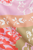 Pink Botanic Patch Floral Print Strapless Marleigh Top