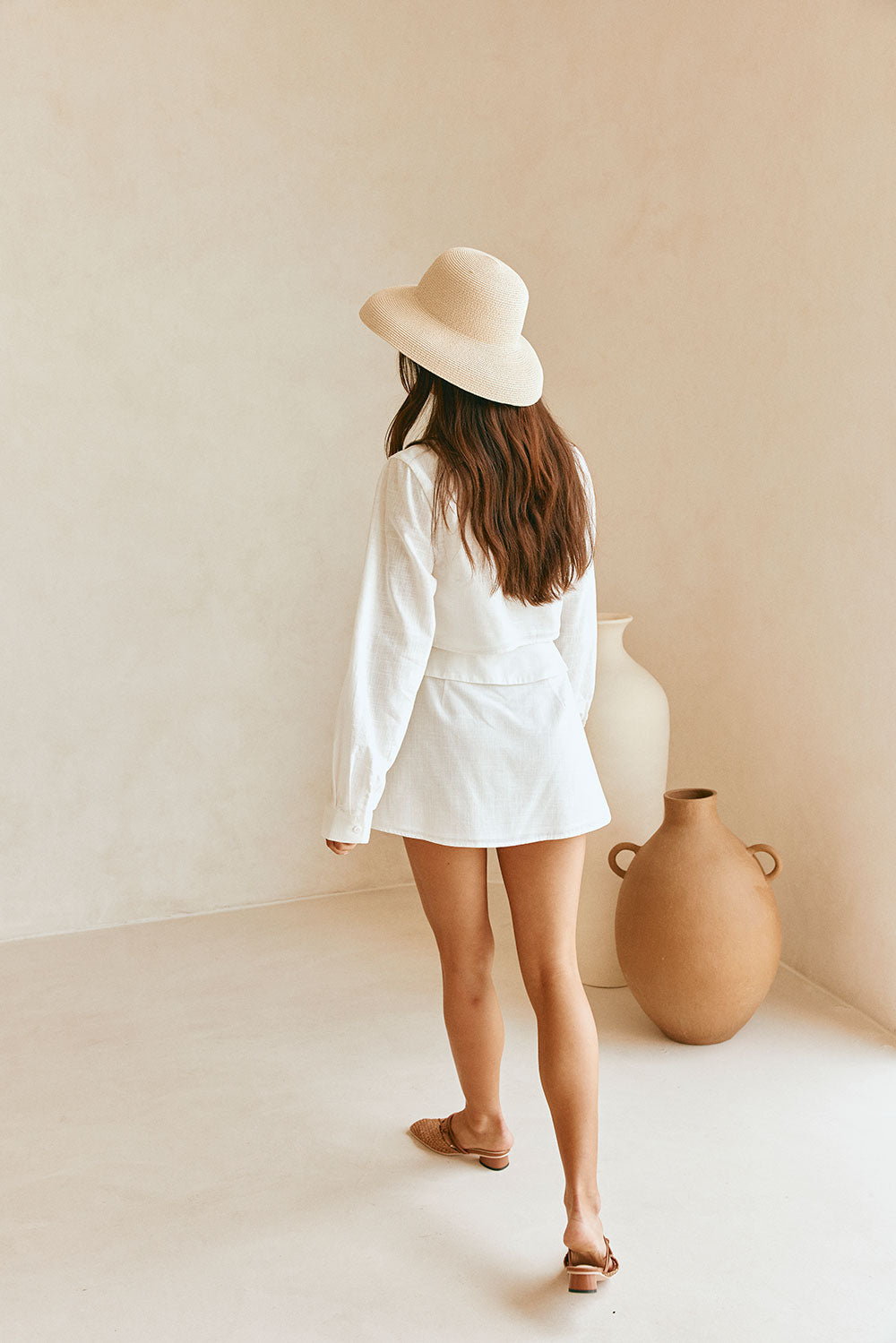 Cori Mini Skirt - White