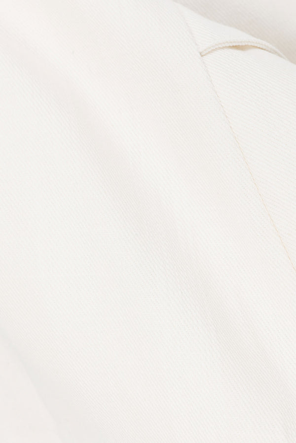 White Cotton Pocket A Line Mini Journey Skirt