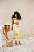Tillie Midi Skirt - Yellow