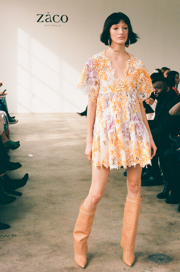 Gramercy Mini Dress - Floreale Mellow