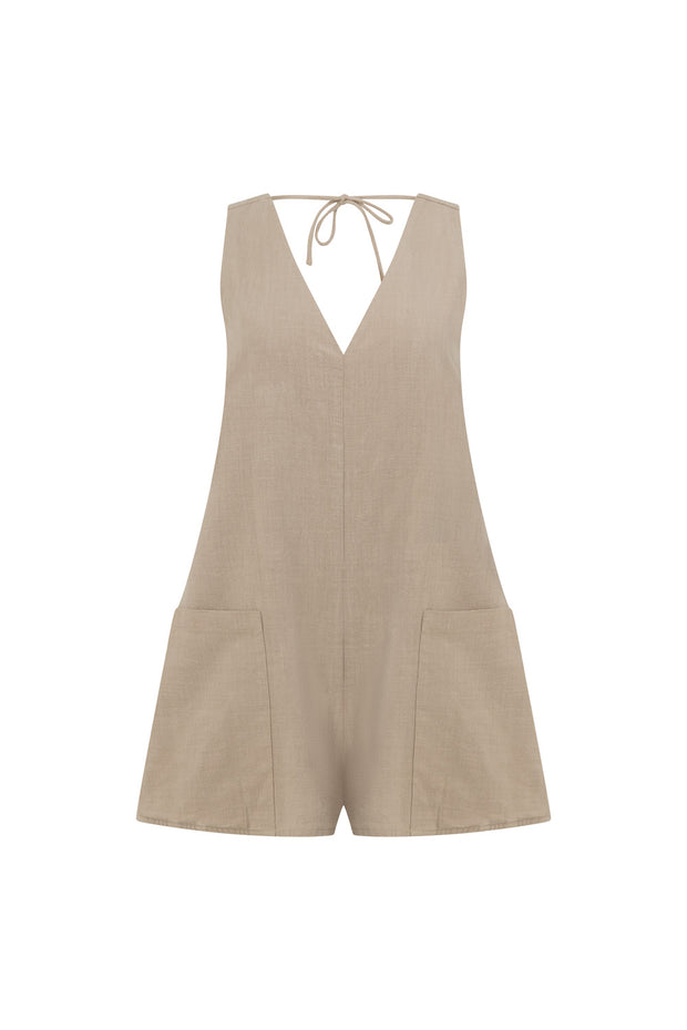 SAMPLE-Coda Playsuit - Khaki
