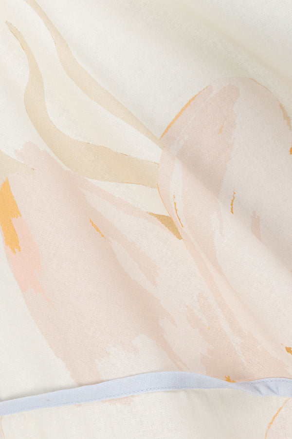 Pink Vintage Bloom Print Maxi Genevieve Dress