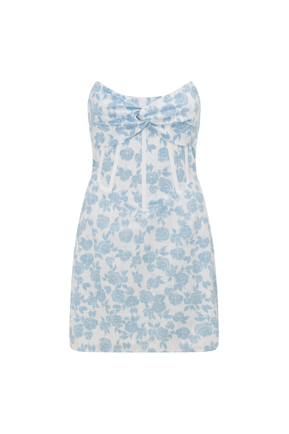 Nadia Corset Mini Dress - Blue  SABO