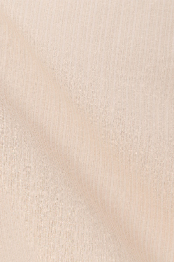 Beige Strapless Ruched Toni Top