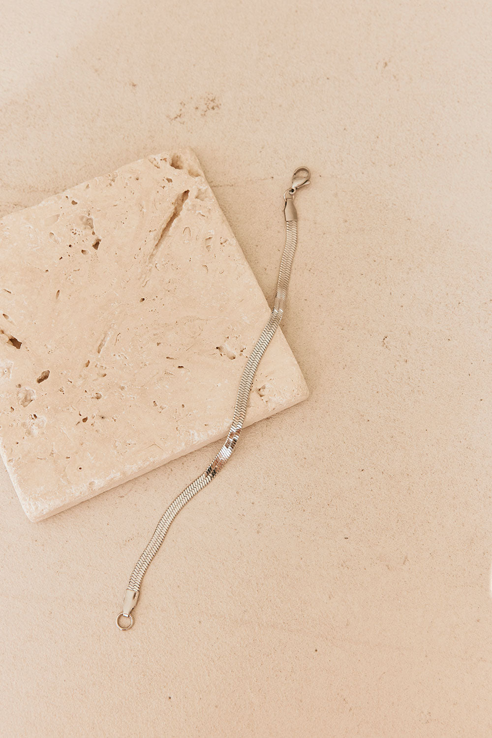 Silver Herringbone Klara Herringbone Bracelet