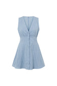 SAMPLE-Shaelagh Dress - Blue
