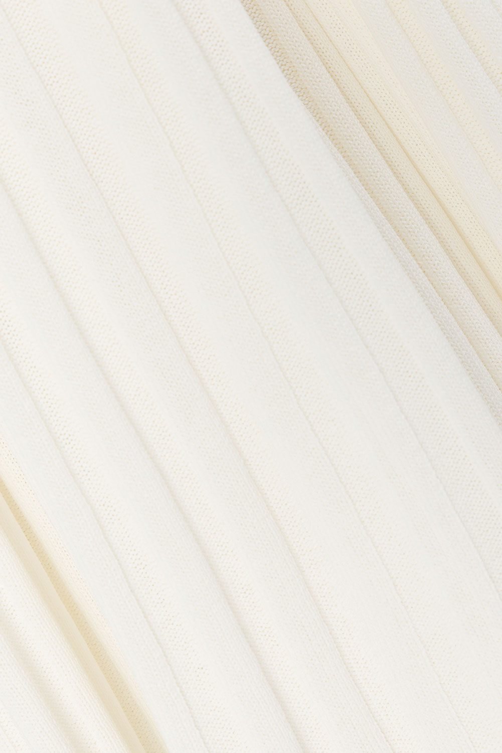 White and Blue Ribbed A Line Maxi Silla Skirt