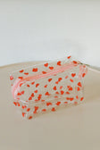 Heart Cosmetics Bag - Red