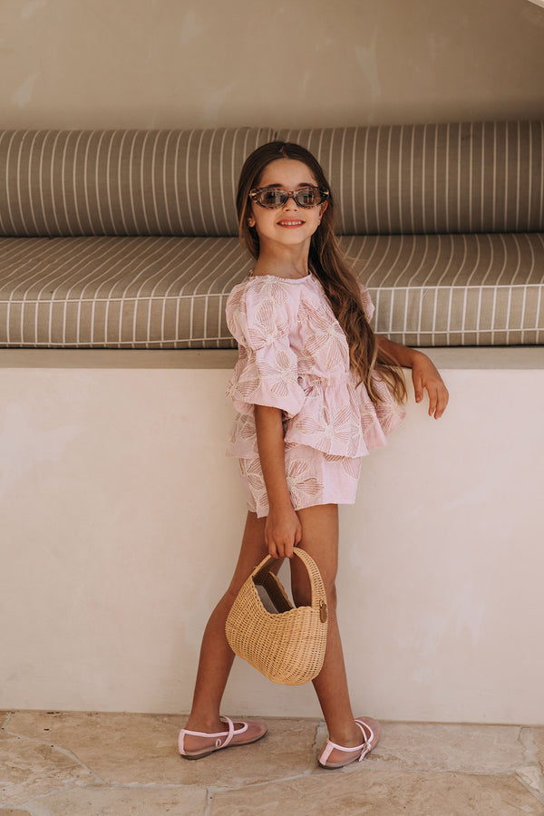 Kid's Bloom Pink Bikkie Mini Top