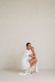 Gemini Maxi Dress - White