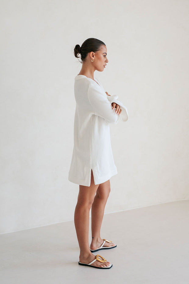 Riya Dress - White